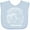 AE-Light Blue, variant on Inktastic Summer Vacation Mode Melbourne Beach Florida Boys or Girls Baby Bib