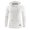 White, variant on SHTXOZHI Mens Hoodies Pullover Long Sleeve Casual Sweatshirts Winter Solid Color Hooded Tops
