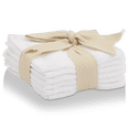 thumbnail image 4 of Bouclair Black Set of 6 Large Washcloths, 4 of 9