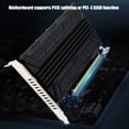 thumbnail image 4 of Lector Convertidor De Disco Duro M.2 NVMe SSD a PCIE X16M Clave Convertidor de disco duro Lector Adaptador de conversión de 4 puertos, 4 of 7