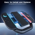 thumbnail image 3 of HEYSTOP Grip Compatible with Nintendo Switch 2 Joy-Con, 3 Pack, Wear Resistant Game Switch 2 Controller Handle Case Kit for Nintendo Switch 2 Joy Con, Black, 3 of 7