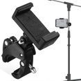 thumbnail image 1 of 1 Set Phone Mount Mic Stand Mic Clamp Microphone Mount Clip Music Stand Phone Holder, 1 of 3