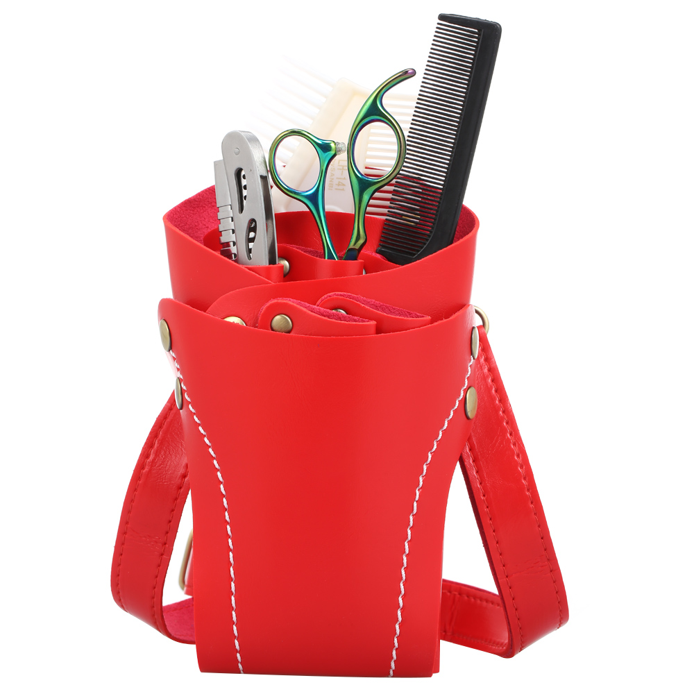 Hairdressing Scissors Holder Scissor Pouch Holster with Belt for