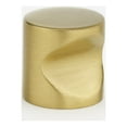 thumbnail image 2 of Alno A823-1 Contemporary 1" Cylinder Button Whistle Solid Brass Cabinet Knob / Drawer Knob, 2 of 2