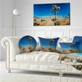 thumbnail image 3 of Designart Sandy Desert Road Panorama - Landscape Wall Throw Pillow - 12x20, 3 of 5