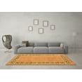 thumbnail image 3 of Ahgly Company Indoor Rectangle Abstract Brown Modern Area Rugs, 4' x 6', 3 of 4