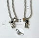 thumbnail image 4 of 2 collares de acero inoxidable para parejas, astronomía, astronauta, collares a juego para parejas, regalo del día de San Valentín para él y ella, 4 of 5