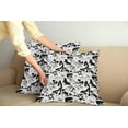 thumbnail image 2 of Ambesonne Butterfly Throw Pillow Cover 2 Pack, Silhouette of Monochrome, 20", Charcoal Grey White, 2 of 5