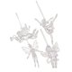 thumbnail image 3 of Acrylic Christmas Tree Hanging Ornaments for Decoration 4Pcs Transparent Angel Pendants, 3 of 5