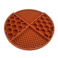 thumbnail image 1 of Methold Alfombrilla de alimentación Licky Pad Comer lentamente Alimentador de cachorros multicolor Lavable Resistencia al desgaste Suministros para perros Café, 1 of 6
