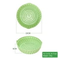thumbnail image 2 of Air Fryer Silicone Bakeware, Oven Baking Tray, Round Reusable Air Fryer Silicone Liners, Green, 7.48inch, 2 of 7