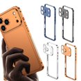 thumbnail image 2 of Metal Bumper Frame Case with Metal Lens Cap ForApple Max 17 17 Pro 17Air, 2 of 8