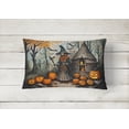 thumbnail image 2 of Slavic Witch Spooky Halloween Fabric Decorative Pillow 12 in x 16 in, 2 of 4