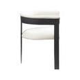 thumbnail image 6 of Meridian Furniture Romeo Cream Vegan Leather Dining Chair (Set of 2), 6 of 8