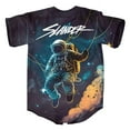 thumbnail image 4 of Slander Merch Spaceman Baseball Jersey Harajuku Thin button Baseball Uniform Baseball Jersey Fro EDM, 4 of 5