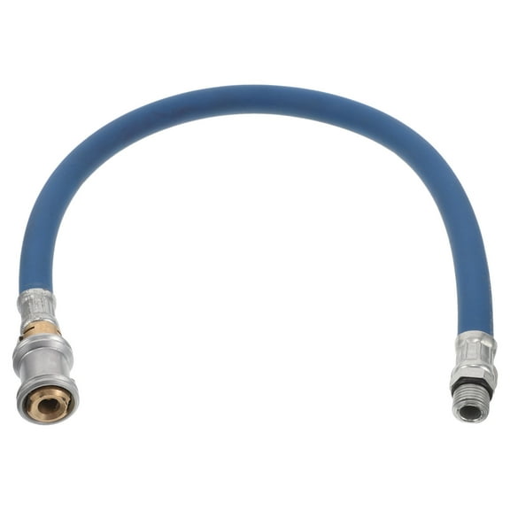 Self Locking Air Compressor Tire Inflator Attachment Quick Inflation Hose Adapter Air Inflator Hose Replacement for Car