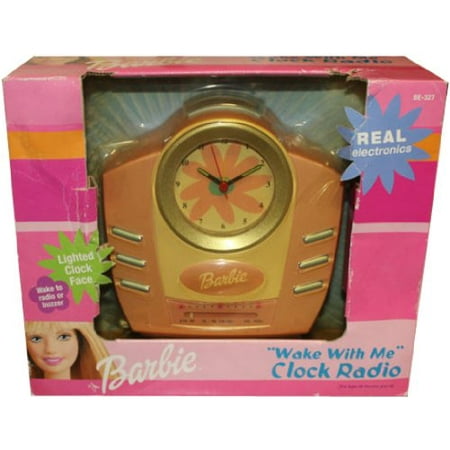 Barbie Wake With Me Analog Clock Radio