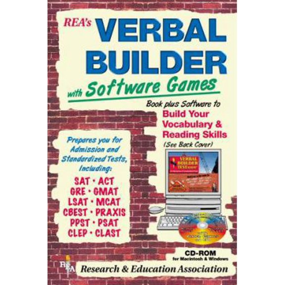 Pre-Owned Verbal Builder for Admission and Standardized Tests w/ CD-ROM (Test Preps) (Paperback) 0878911723 9780878911721