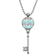 thumbnail image 1 of Collar Vintage Llavero de totem Carp olas Japón Plata Unbranded, 1 of 3