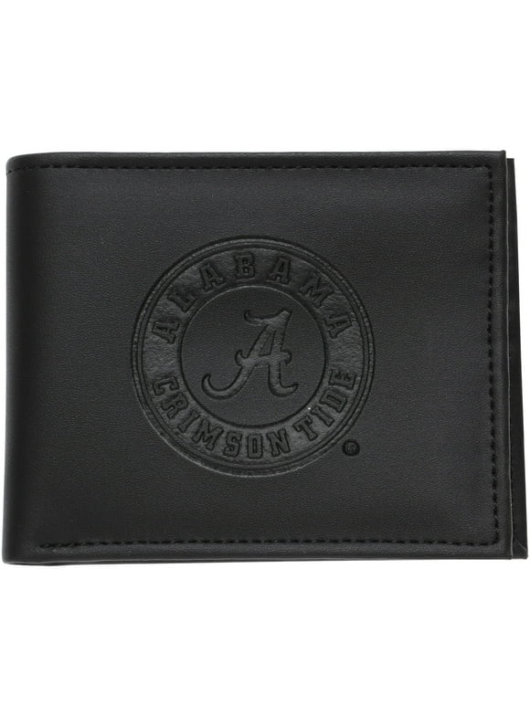 Men's Black Alabama Crimson Tide Hybrid Bi-Fold Wallet