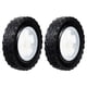 thumbnail image 1 of EeaseMX 2 ruedas sólidas para cortacésped de 6 pulgadas sin inflado, piezas para maquinaria de jardinería, 1 of 7