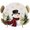 Beige, variant on Round Fitted Tablecloths with Elastic Edge Snowman Christmas Tree Oil-Proof Waterproof Wipeable Table Cover for Kitchen Dining Party Decor Winter Snowflake Table Clothes,36" - 44"