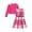 Rose Red, variant on PureChapter Girls' Clothing Sets Long Sleeve Ribbed Cardigan & Plaid Sleeveless Pleated Dress 2-Piece Fall Outfit with Belt & Bow 11-12 Years