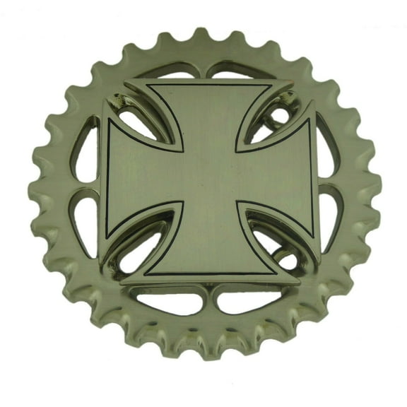 Spinner Belt Buckle Chopper Spins Silver Metal Western Rodeo Big Men Women Style