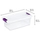 thumbnail image 3 of Caja de Almacenamiento Sterilite ClearView con Pestillo 5.7 L 36x20x12 cm, 3 of 9