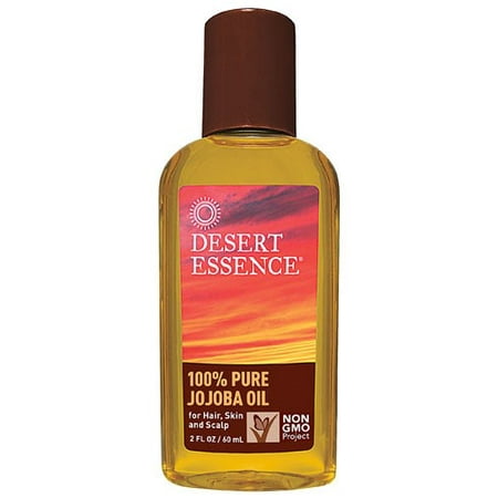 Desert Essence 100% Pure Jojoba Oil, 2 Fluid Ounce (Best Jojoba Oil Brand)