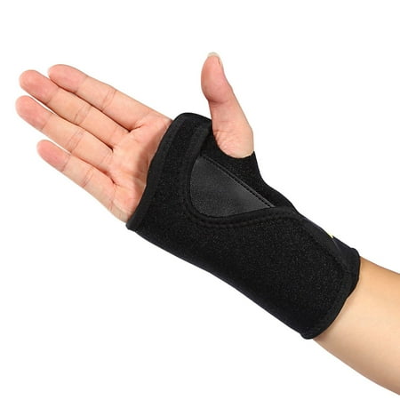 - Universal Adjustable One Size Breathable Relief Carpal Tunnel Tendonitis Wrist Pain Sports Injuries Wrist Brace Support, Right Hand