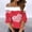 Red, variant on NMMUED Women's Valentine Shirts Spring Outfits for Women Shirt Love Long Sleeve Shirts Love Vibes Off the Shoulder Long Sleeve Top Heart Print Women's Valentine's Day Tops (S-3XL)