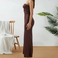thumbnail image 7 of Women's Summer Slim Maxi Dress Backless Off Shoulder Wedding Formal Elegant Luxurious Evening Dress-i-L, 7 of 7
