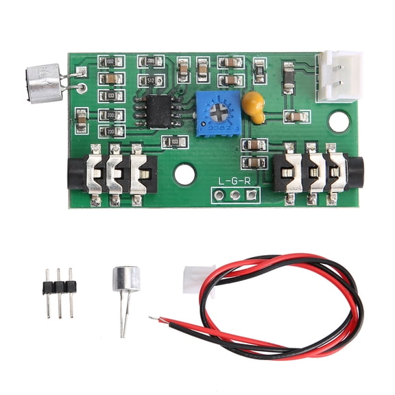 Adjustable Audio Amplifying Circuit AC Signal Amplifier Board with DC 2.6-10V Power 3Pin