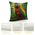 thumbnail image 4 of Orinice Colorful Parrot Graphic Decorative Pillow Cover for Home Couch Living Room Bed Sofa 24x24in, 4 of 5
