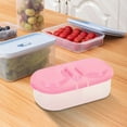 thumbnail image 2 of LiUMX 1-Pack Clear Fridge Organizer Bins | 17x9.5x6cm Divided Storage Boxes for Food, Snacks & Dry Goods | Space-Saving Kitchen Shelf Organizer | BPA-Free Plastic, 2 of 6