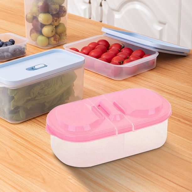 Organizador de Refrigerador Apilable con Tapa, Fácil de Limpiar, para Ensaladas, Mantiene Frutas, Verduras, Alimentos, Bebidas y Cereales Frescos y Organizados.