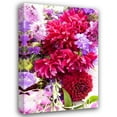 thumbnail image 1 of Maureen Love 31x44 Gallery Wrapped Canvas Wall Art Titled - Fuschia Dalhia I, 1 of 4