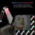 thumbnail image 3 of Yeacher LED Hand Shower LED Shower Head Ionic Filter Multiple Colors Automatically Color-Changing Showerhead for Bathroom, 3 of 8