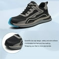 thumbnail image 5 of Sicherheitsschuhe Herren Leicht Anti-Smashing Bequem Dämpfung Atmungsaktiv Mode Stahlkappe Sportlich Sneakers EU 36-48, 5 of 9