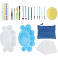 thumbnail image 3 of 35Pcs DIY Dotting Set Mandala Painting Rocks Tool Stencil Paint Tray Art Supplies, 3 of 14