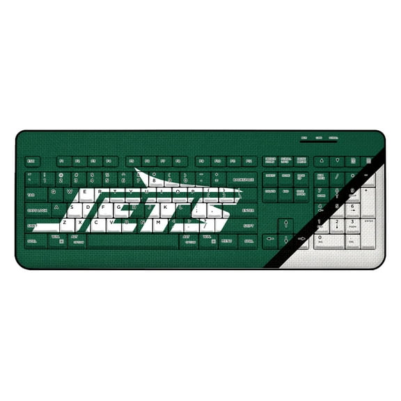 New York Jets Diagonal Stripe Wireless Keyboard