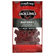 Jack Link’s Beef Jerky, Peppered, Made with 100% Beef, 9g of Protein per Serving, 10 Ounce Bag