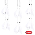 thumbnail image 2 of Beistle 6 Piece White Polyester Fabric Hanging Ghosts Halloween Décor with Sheer Ribbon, 2 of 4