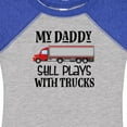 thumbnail image 4 of Inktastic Daddy Still Plays with Trucks Boys Baby Bodysuit, 4 of 5