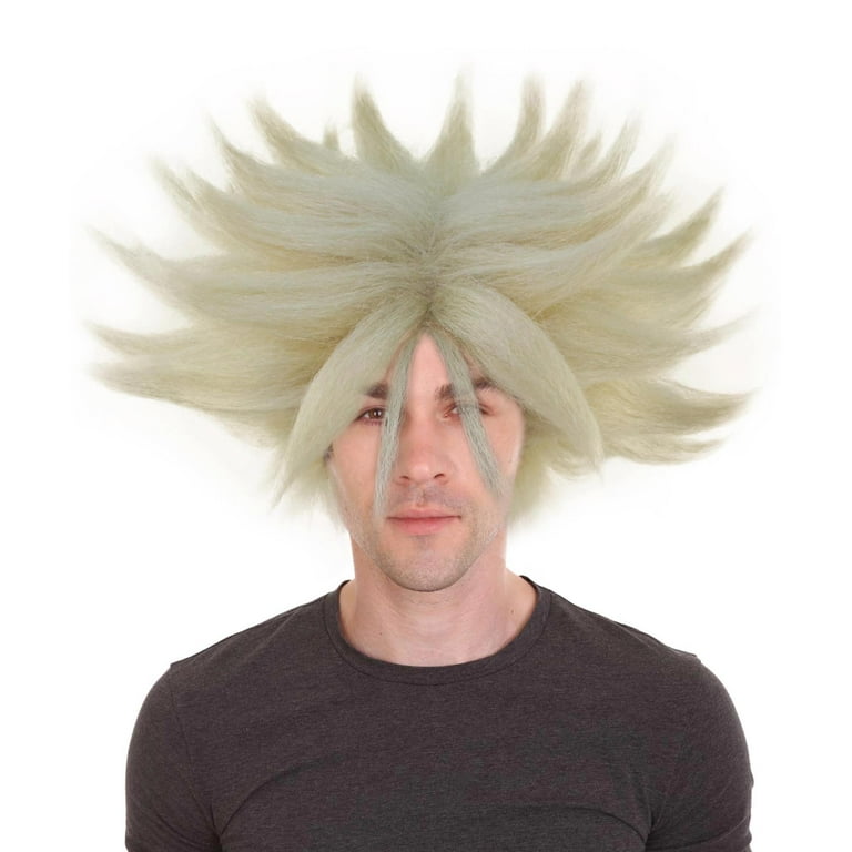 Mens Spikey Wig Male Blonde Wigs Halloween Costume Mens Spikey Wig Male Blonde Wigs Halloween Costume
