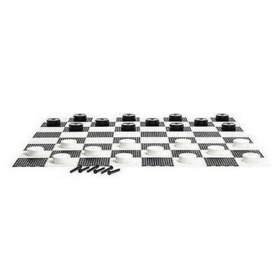 MegaChess Outdoor Chess Set Giant with 12" King Bundle, Board & Checker Set