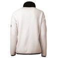 thumbnail image 3 of Women's Cutter & Buck Oatmeal Gwinnett Stripers Cascade Eco Sherpa Full-Zip Fleece Jacket, 3 of 3