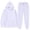 White-B#8085bb, variant on Hearthz Fleece Men's Sweatshirt Suit 2 Piece Outfit Long Sleeve Drawstring Flannel Hoodie Jogger Sweatpants Set Athletic Mens Sweatsuits 2 Piece Set Pink XXL