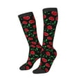 thumbnail image 2 of Balery Cherry Fun Novelty Socks Men'S Women'S Crew Socks Funny Crazy Novelty Socks Quirky And Cool Socks, 2 of 9